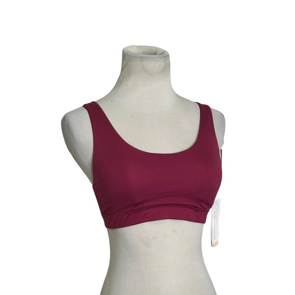 Marika wine red crossed back sports bra size Small - Picture 12 of 12